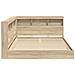 Letto con Libreria Rovere Sonoma 140x200 cm Legno Ingegnerizzato - Foto miniatura 6