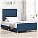 Struttura Letto  Blu 120x200 cm in Tessuto - Foto miniatura 2