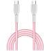 Cavo Di Ricarica Rapida Usb-c A Usb-c Da 60w Per Laptop E Dispositivi Mobili Pink - Foto miniatura 1