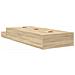 Struttura letto con contenitore con cassetto Rovere Sonoma - Foto miniatura 9