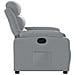 Poltrona reclinabile in tessuto grigio chiaro - Foto miniatura 7
