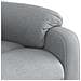 Poltrona reclinabile in tessuto grigio chiaro - Foto miniatura 8