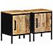 Armadio da Notte 2 pcs Marrone e nero 30 x 30 x 40 cm - Foto miniatura 1
