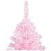 Albero Di Natale Preilluminato Con Palline Rosa 120 Cm Pvc - Foto miniatura 3