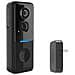 Kit Videocitofono Con Copertura Antipioggia Nera: 720p Hd, Audio Bidirezionale E Rilevamento Di Movimento - Foto miniatura 6