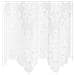 Tenda in Pizzo con tende Bianco 1200 x 280 cm Poliestere - Foto miniatura 5