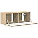 Mobile TV da parete Sonoma 60 x 31 x 29.5 cm Legno multistrato - Foto miniatura 5