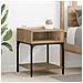 Comodino 2 pcs rovere artigianale 40 x 40 x 50 cm - Foto miniatura 2