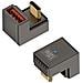 Adattatore Usb Femmina A Type-c Maschio A Forma Di U, 120w Con Indicatore Luminoso, Lega Di Alluminio - Foto miniatura 1