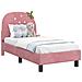 Struttura letto per bambini con testata Rosa 70 x 140 cm - Foto miniatura 1