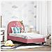Struttura letto per bambini con testata Rosa 70 x 140 cm - Foto miniatura 2