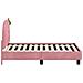 Struttura letto per bambini con testata Rosa 70 x 140 cm - Foto miniatura 6