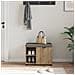 Panca per ingresso con porta Rovere Artigianale 60 x 38 x 46 cm - Foto miniatura 4