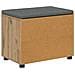 Panca per ingresso con porta Rovere Artigianale 60 x 38 x 46 cm - Foto miniatura 8