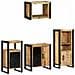 Set di mobili per il bagno 4 pcs Legno di mango massello - Foto miniatura 2