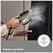 Steam Easy, ferro da stiro portatile verticale, stira in verticale e orizzontale, piastra ceramica, tripla regolazione di vapore e temperatura, display digitale, pronto in 30", 1200 Watt - Foto miniatura 8