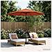Ombrello da giardino 230 x 230 cm Poliestere Rettangolare - Foto miniatura 3