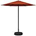 Ombrello da giardino 230 x 230 cm Poliestere Rettangolare - Foto miniatura 1