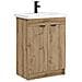 Set di mobili per il bagno Rovere Artigianale 56 x 37,5 x 81 cm - Foto miniatura 1