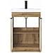 Set di mobili per il bagno Rovere Artigianale 56 x 37,5 x 81 cm - Foto miniatura 2