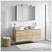 Set di mobili per il bagno 4 pcs Rovere Sonoma - Foto miniatura 2