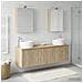 Set di Armadi da Bagno 5 pcs Rovere Sonoma Legno ingegnerizzato - Foto miniatura 2