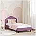 Struttura letto bambini con testata Viola 80 x 160 cm Velluto - Foto miniatura 2