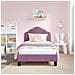 Struttura letto bambini con testata Viola 80 x 160 cm Velluto - Foto miniatura 3
