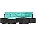 Set di divani 3 pz polyrattan - Foto miniatura 1