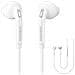Auricolare a Filo con Microfono - Bianco - Foto miniatura 1