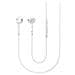 Auricolare a Filo con Microfono - Bianco - Foto miniatura 10