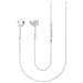 Auricolare a Filo con Microfono - Bianco - Foto miniatura 7