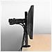 EW1510 27" Morsa Nero supporto da tavolo per Tv a schermo piatto - Foto miniatura 10