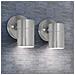 Lampada Da Parete Per Esterno 2pz. Acciaio Inox Proiezione Verso Il Basso - Foto miniatura 1