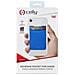 Tasca Portacarte Adesiva POCKETFIX per Smartphone Blu - Foto miniatura 2