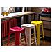 Set Di 2 Sgabelli Da Bar In Metallo Giallo 76 Cm Cabrillo - Foto miniatura 2