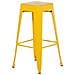 Set Di 2 Sgabelli Da Bar In Metallo Giallo 76 Cm Cabrillo - Foto miniatura 5
