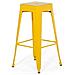 Set Di 2 Sgabelli Da Bar In Metallo Giallo 76 Cm Cabrillo - Foto miniatura 6