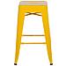 Set Di 2 Sgabelli Da Bar In Metallo Giallo 76 Cm Cabrillo - Foto miniatura 22
