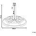 Base Nera In Cemento Per Ombrellone Ø50 Ceto - Foto miniatura 7