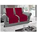 Copridivano A Fasce Trapuntate Proteggi Seduta Modello Stripe Colore Bordeaux 1 Coppia Bordeaux - Foto miniatura 1