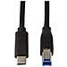 Cavo Superspeed Usb-c Maschio / usb-b Maschio 2m Nero - Foto miniatura 3
