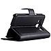 Custodia Compatibile Con Samsung Galaxy Trend 3 In Nero Carbone - Coperchio Protettiva Con Chiusura Magnetica, Funzione Stand E Tasca Per Le Carte - Foto miniatura 8