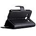 Custodia Compatibile Con Samsung Galaxy Trend 3 In Nero Carbone - Coperchio Protettiva Con Chiusura Magnetica, Funzione Stand E Tasca Per Le Carte - Foto miniatura 5