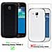 Custodia Compatibile Con Samsung Galaxy Trend 3 In Nero Carbone - Coperchio Protettiva Con Chiusura Magnetica, Funzione Stand E Tasca Per Le Carte - Foto miniatura 14
