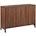 Credenza In Colore Legno Scuro E Grigio Medfort - Foto miniatura 11