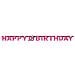 9900592 Festone Di Compleanno Con Scritta “happy 30th Birthday”, Lettere A Forma Prismatica, 2,13 M - Foto miniatura 2