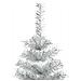Albero di Natale Artificiale con Supporto Argento 180 cm PET - Foto miniatura 5