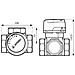 3-way 6/4"" Inch Bsp Dn40 Universale Valvola Miscelatrice Riscaldamento Sistema - Foto miniatura 2