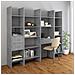 Libreria Grigio Cemento 40x35x180 cm in Legno Multistrato - Foto miniatura 6